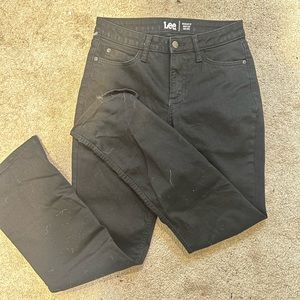 Lee straight leg skinny jeans.